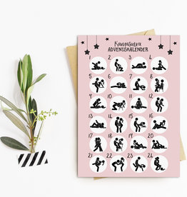 Postkarte Adventskalender KAMASUTRA