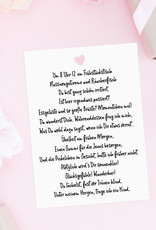 Postkarte Schwangerschaft verkünden GEDICHT Du wirst Papa! Du wirst Oma!