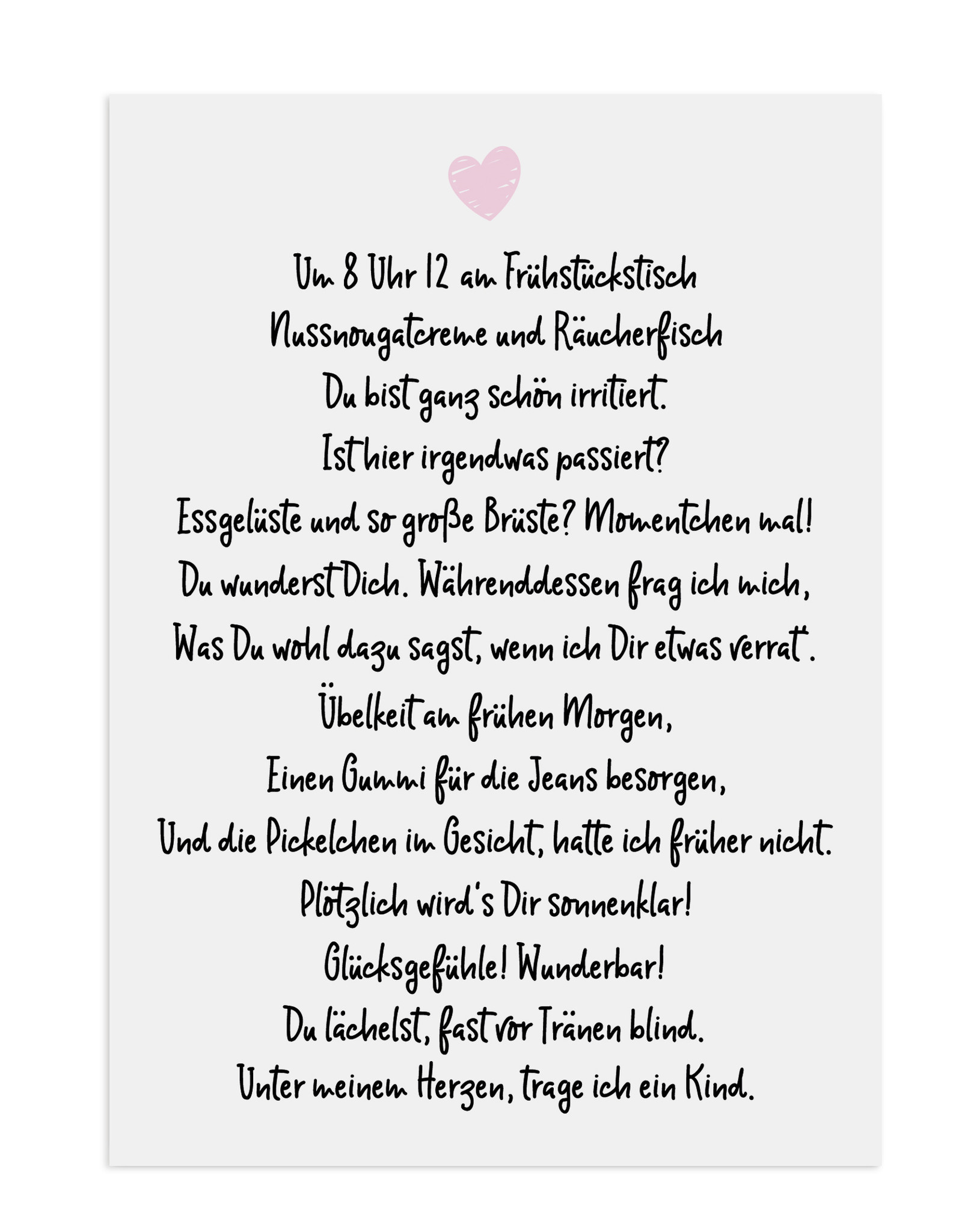 Postkarte Geburt Baby" Nastami.de
