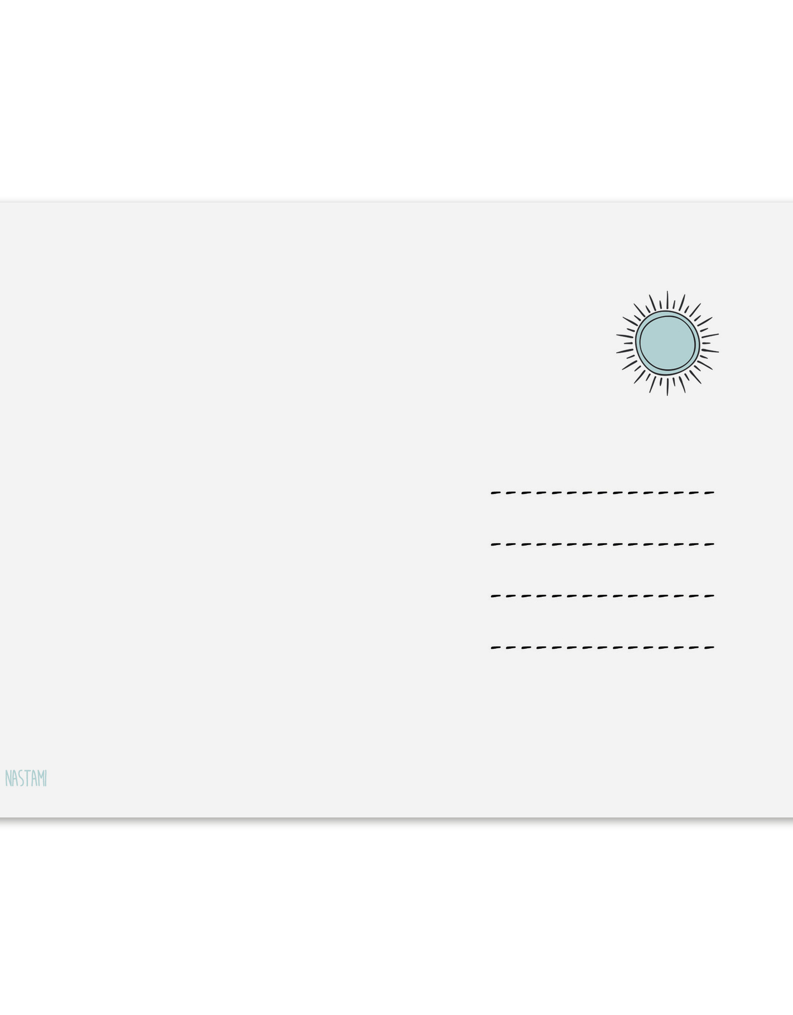 Postkarte WARME WORTE für Dich Karte für Freunde Geschenk