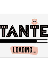 Postkarte Tante LOADING Du wirst Tante