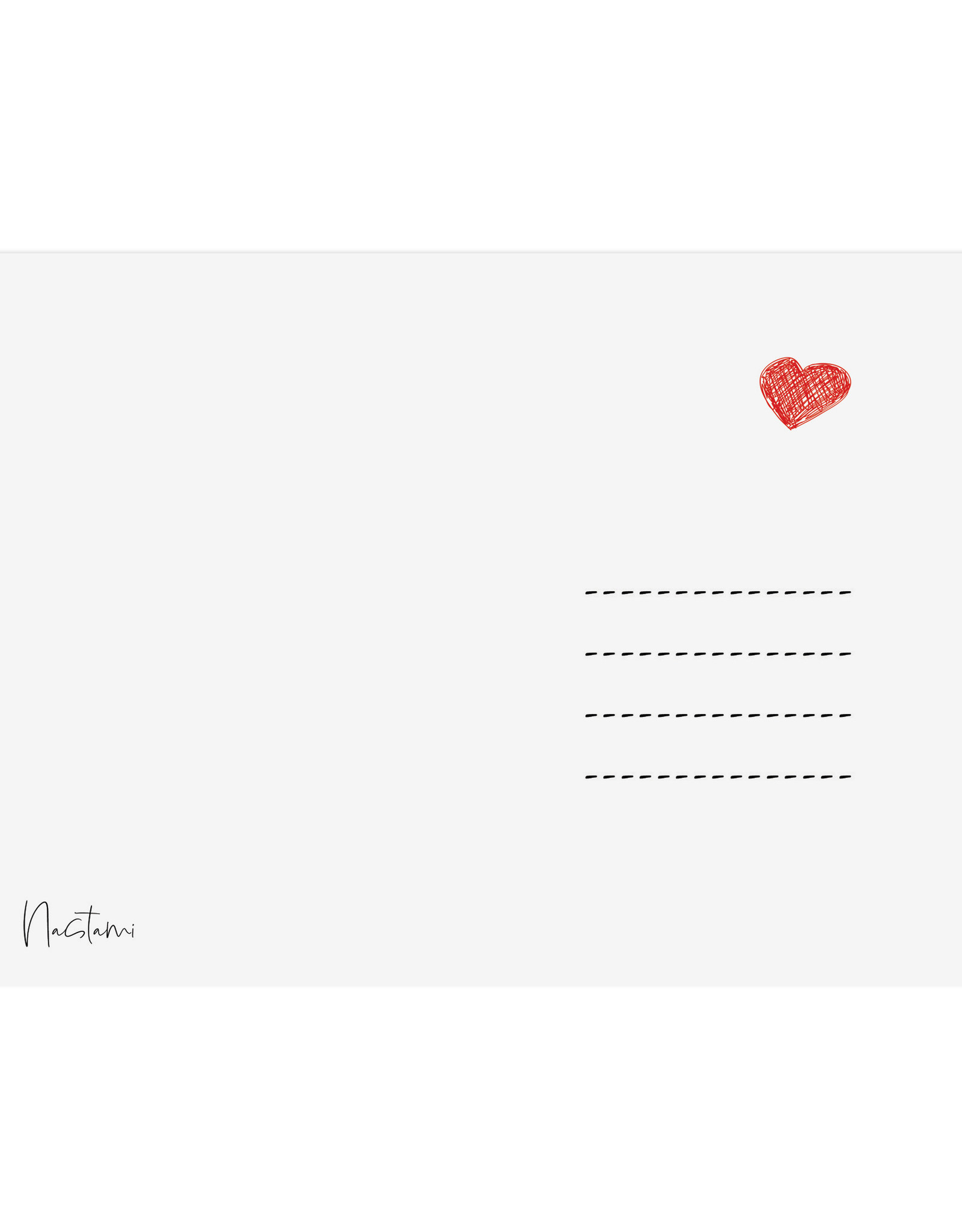 Valentinskarte HASE Für Dich Postkarte Valentinstag Geschenk