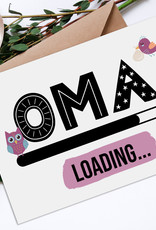 Postkarte Oma LOADING Du wirst Oma Schwangerschaft verkünden