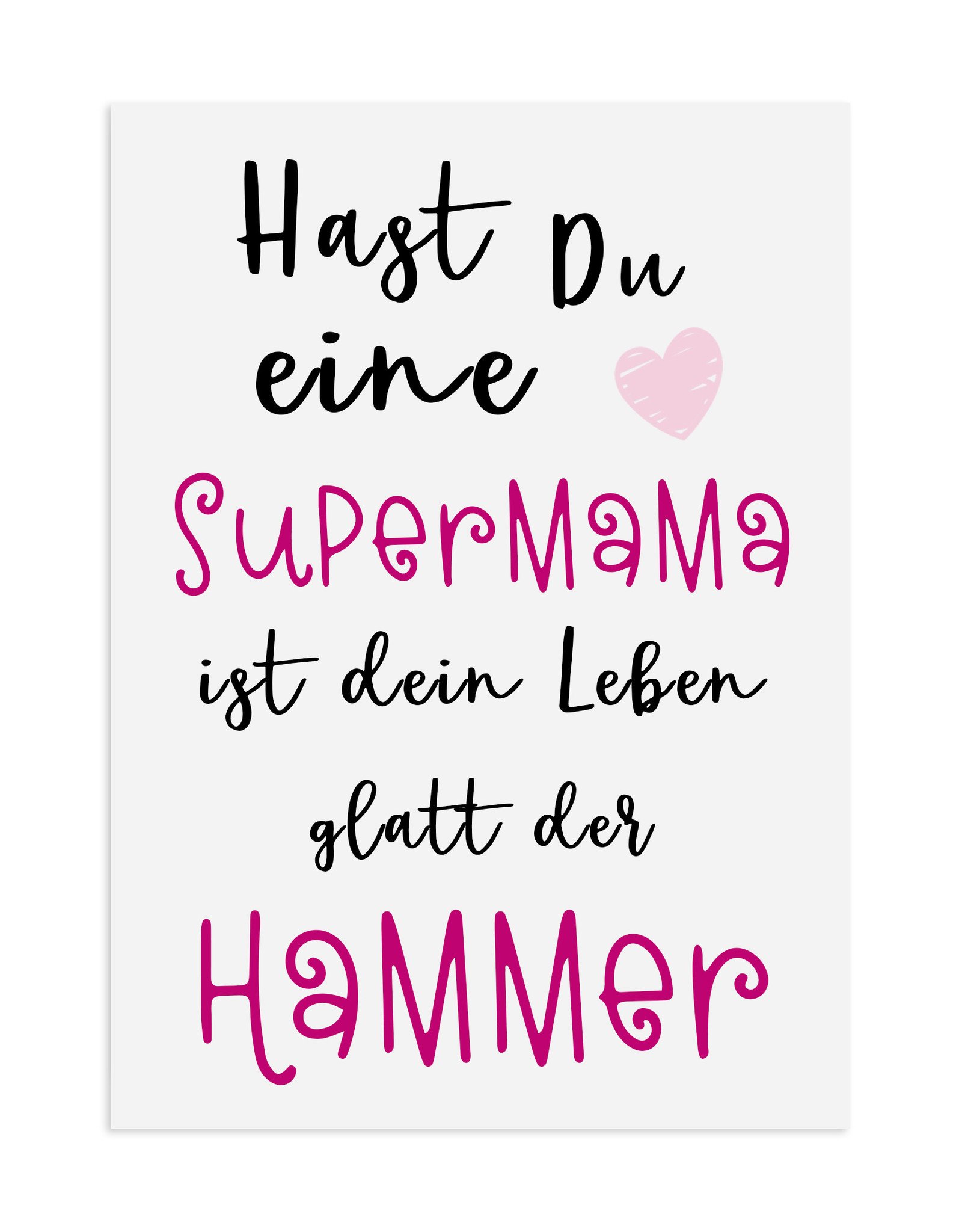 Muttertagskarte Postkarte Muttertag SUPERMAMA Muttertag Karte, Muttertag Geschenk, Muttertag Geschenkideen
