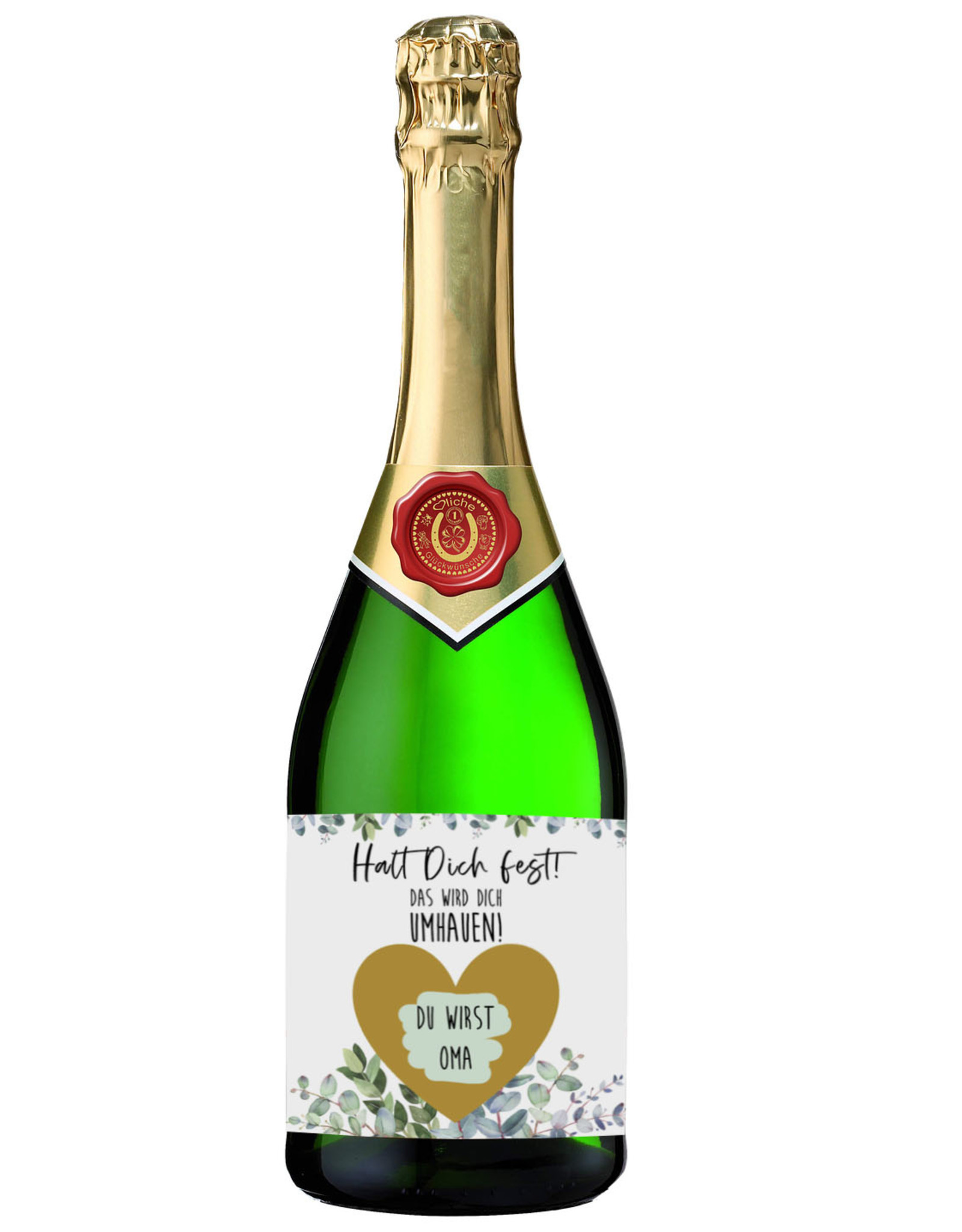 Flaschenetiketten zum Rubbeln 3 Stück für Weinflaschen und Sektflaschen Rubbellos Schwangerschaft verkünden