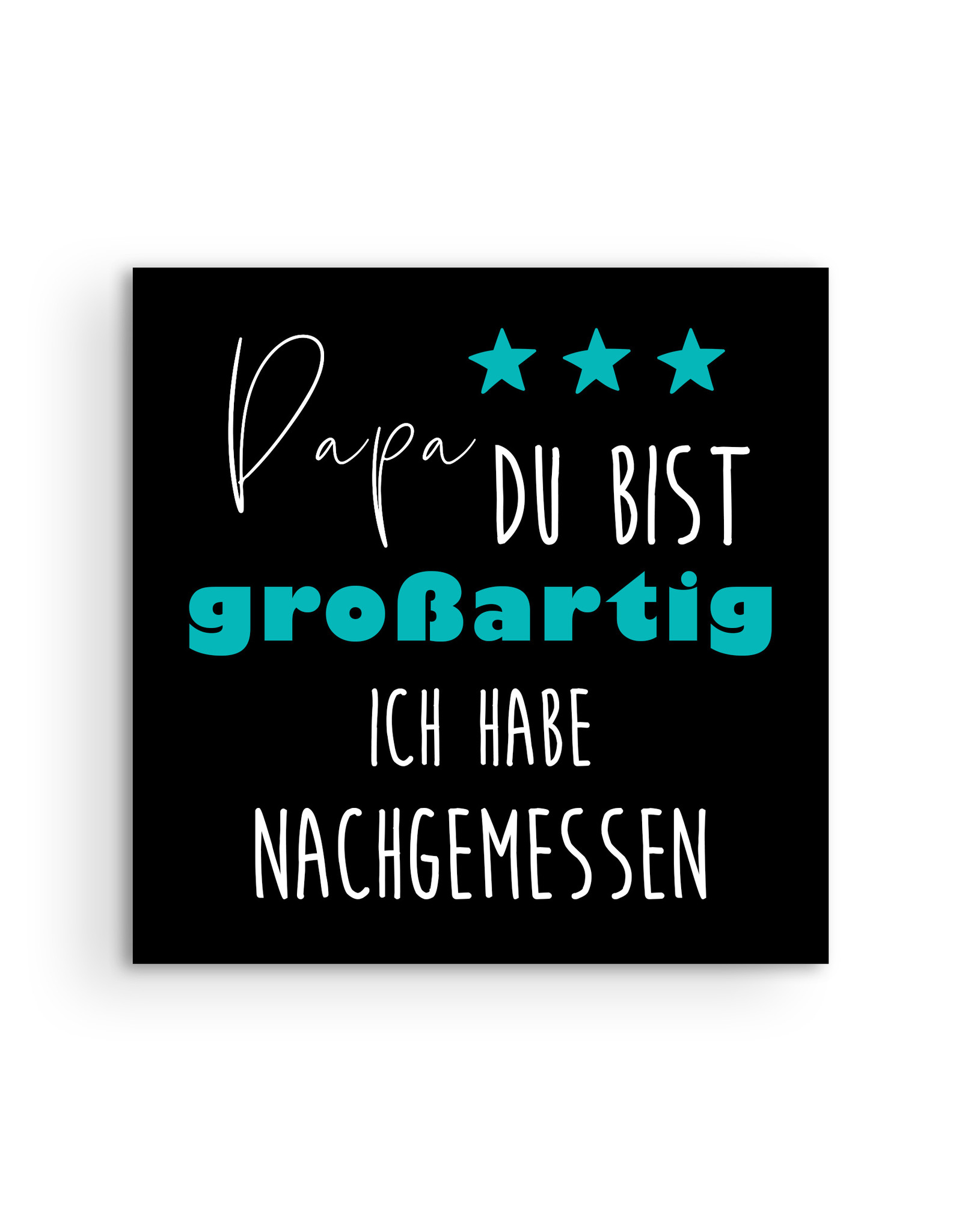 Flaschenetikett Bierflasche Vatertag Geschenk Papa du bist großartig Bierflaschen Aufkleber