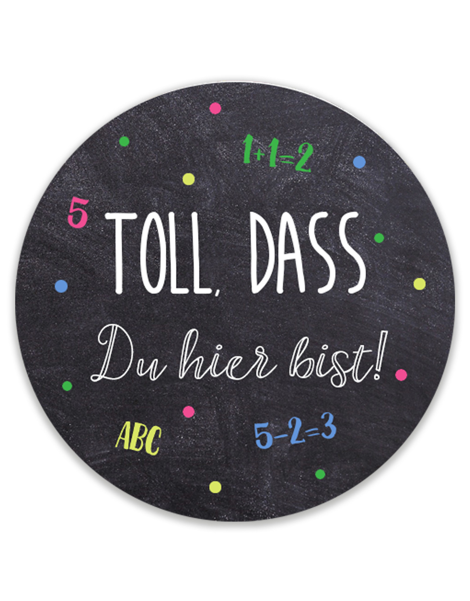 50 x Aufkleber "Toll, dass du hier bist" Einschulung Deko, Geschenke zur Einschulung, Geschenkanhänger Einschulung, Schulanfang Deko