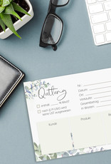 3 x Quittungsblock A6 mit Durschlagepapier 3 Stück