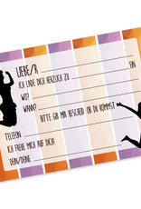 Einladungskarten Kindergeburtstag JUMP PARTY