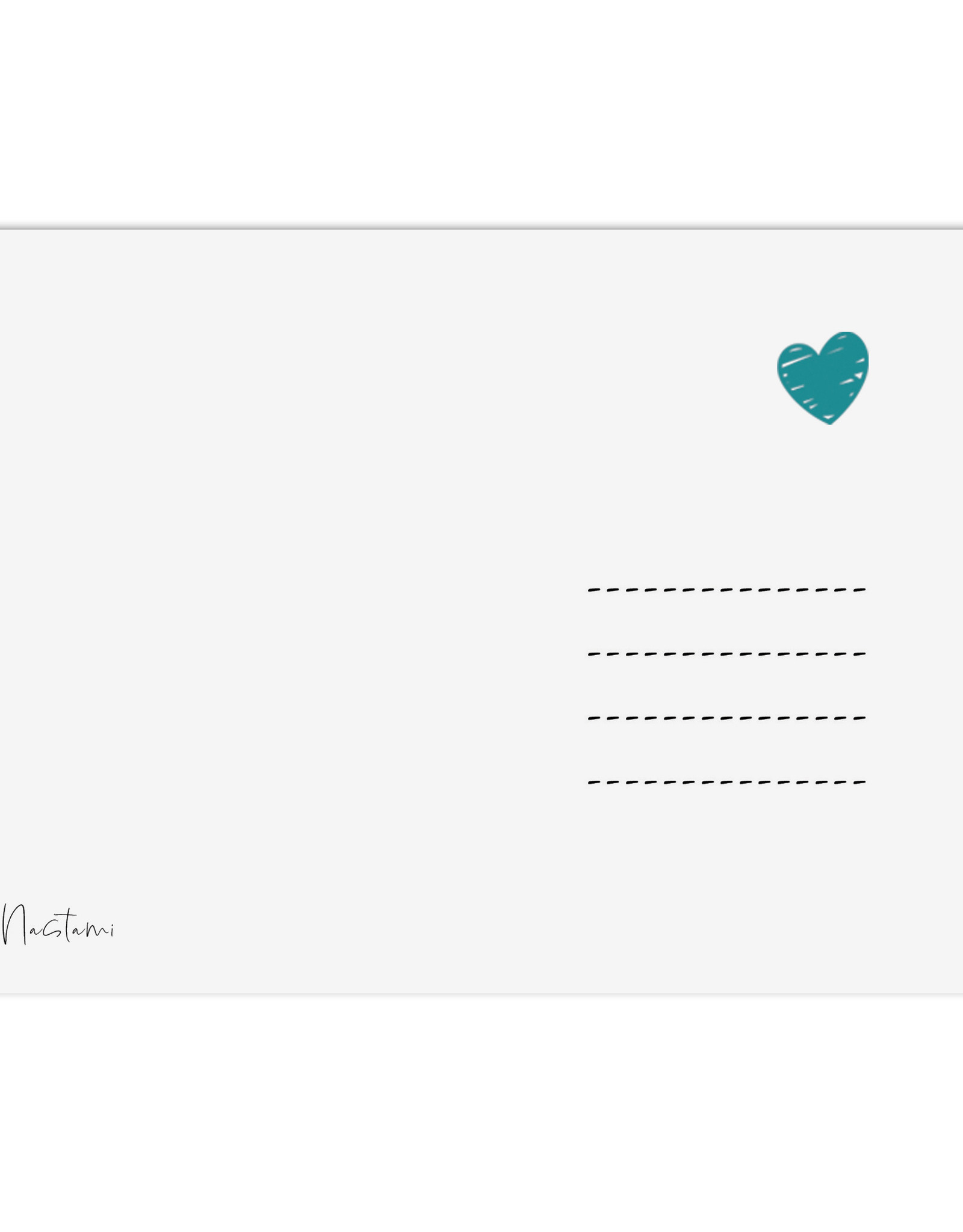 Postkarte SCHUTZENGEL blau Geschenk Freundin