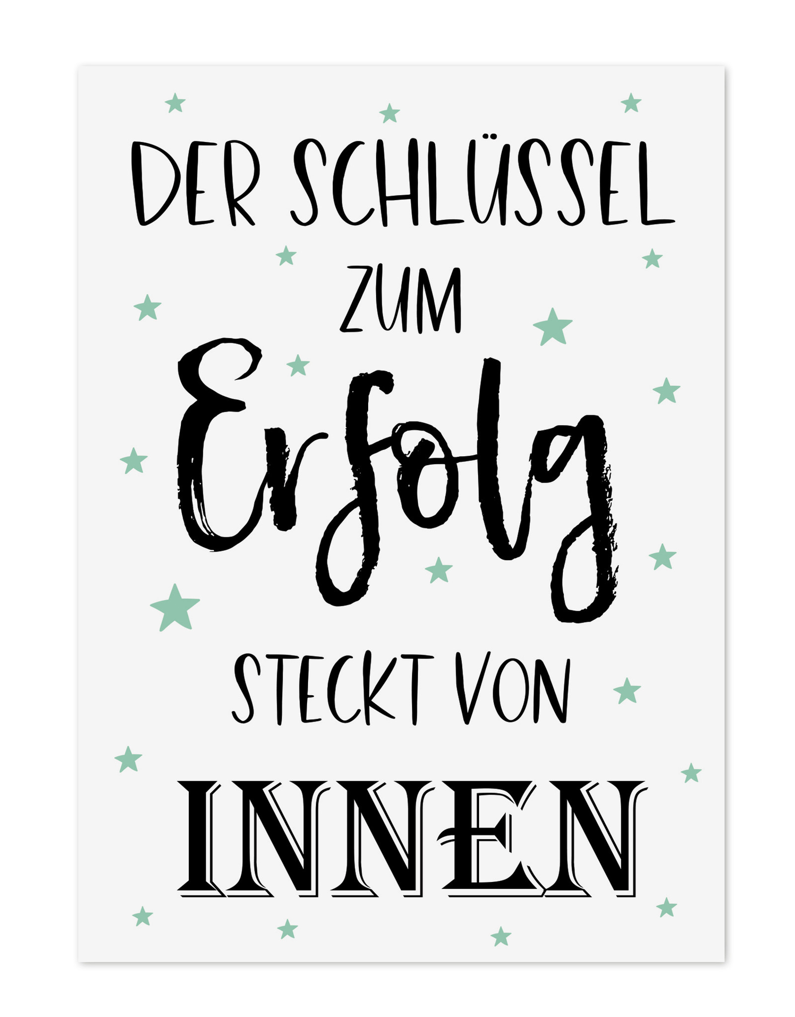 Postkarte Anti Stress MANDALAS Motivationskarte lustig Sprüche