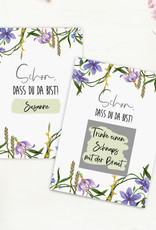 50 Rubbelkarten "Blaue Hochzeit"