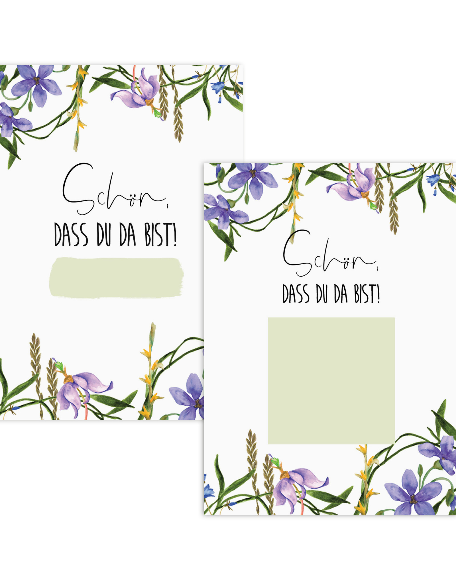 50 Rubbelkarten "Blaue Hochzeit"