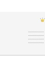 Postkarte Schulanfang SCHULKIND BUNT Geschenk Einschulung