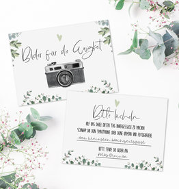 Fotokarten Hochzeit EUCALYPTUS Fotobox Karten