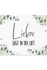 50 Ballonflugkarten EUCALYPTUS Hochzeit Spiele für Hochzeitsgäste Ballons steigen lassen