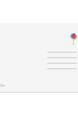 Postkarte Anleitung zum Glück Geschenk Freundin Postkarte Glück