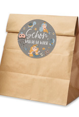 10 x Einladungskarten Kindergeburtstag MEERJUNGFRAU + 10 Tüten inkl. Sticker Mitgebsel Kindergeburtstag