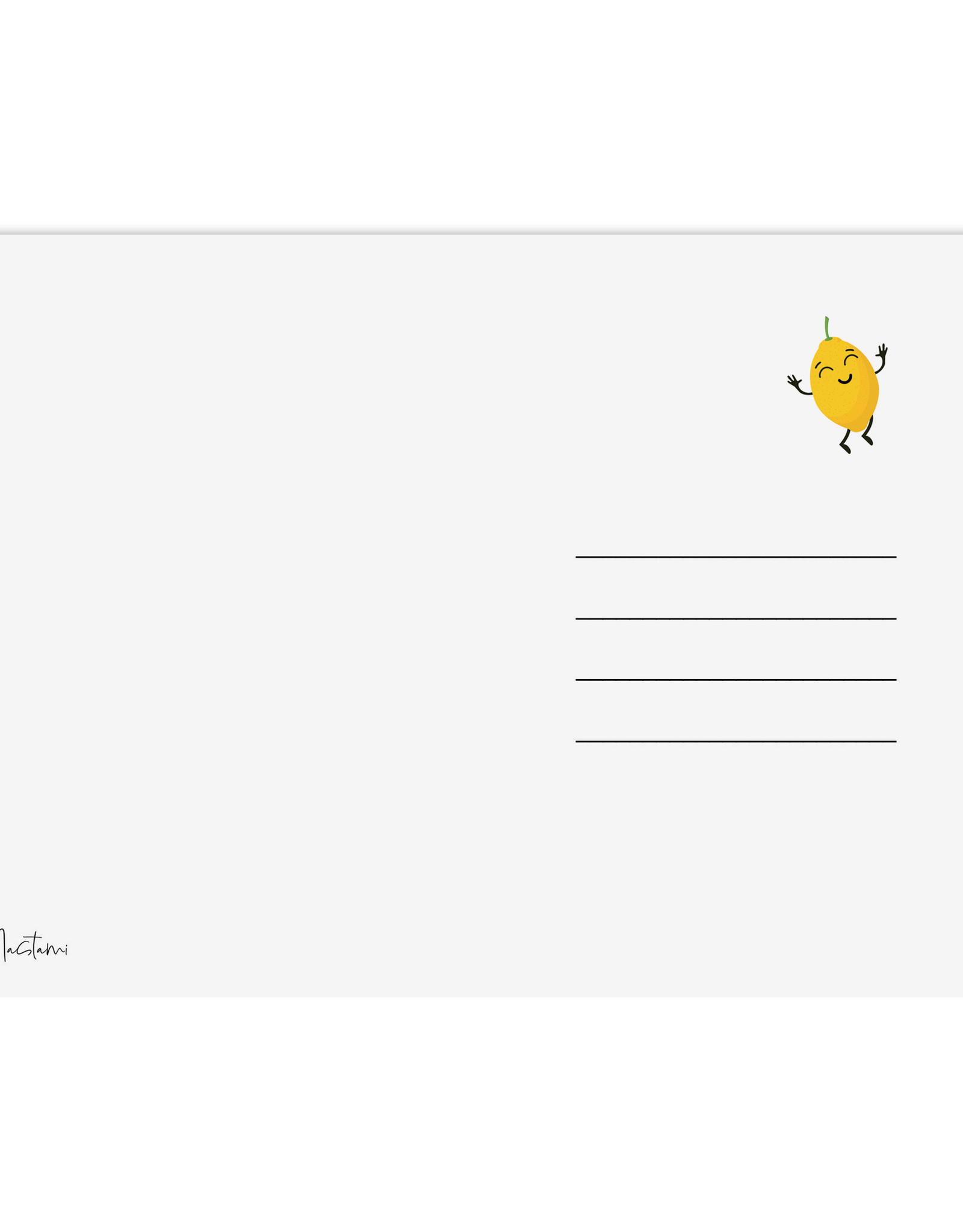 Postkarte Zitronen Tequila Geschenk Freundin Mädelsabend