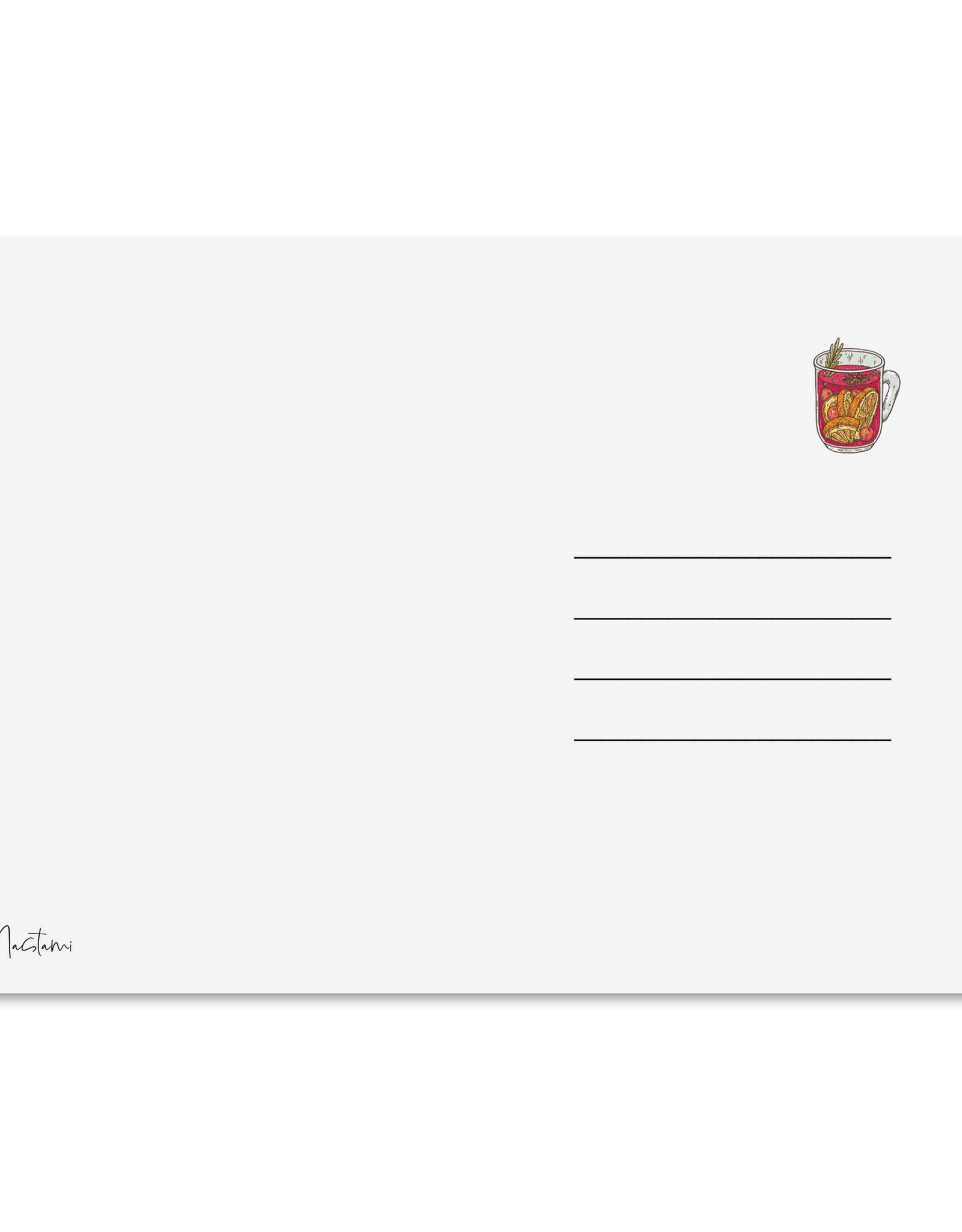 Weihnachtskarte GLÜHWEIN Weihnachtskarte lustig