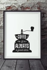 Poster Kaffeemühle