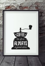 Poster Kaffeemühle