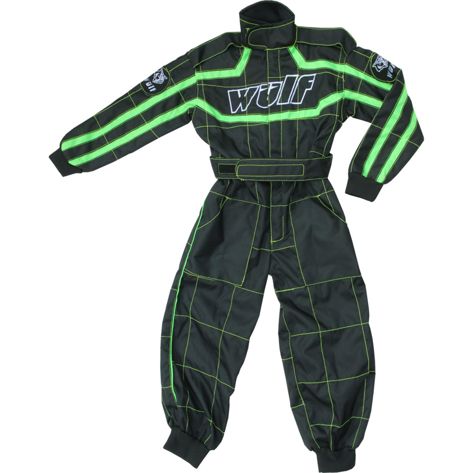 WULFSPORT Wulfsport Jeugd Overall (Zwart/Groen)