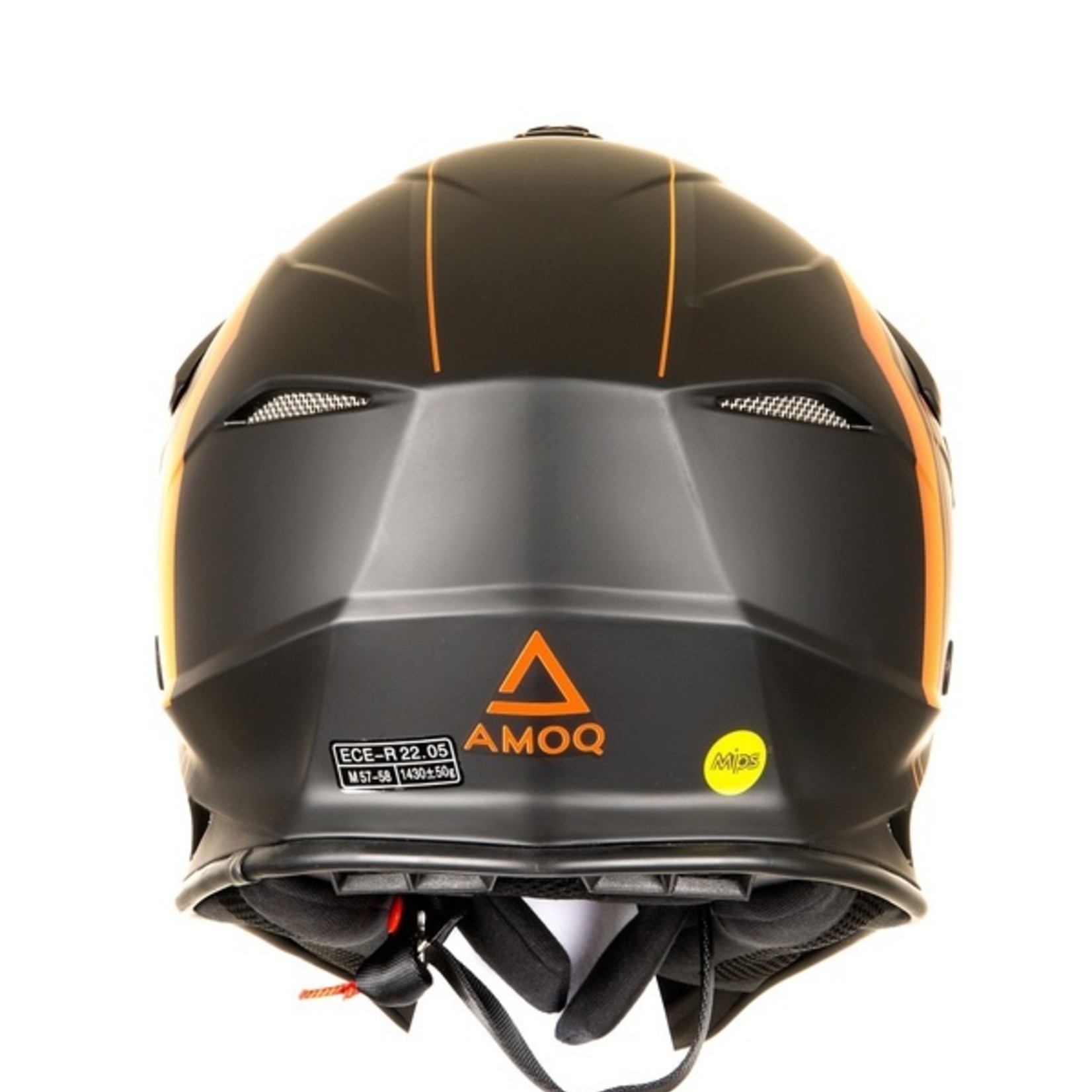 AMOQ AMOQ Vertigo MIPS Helm Zwart/Oranje