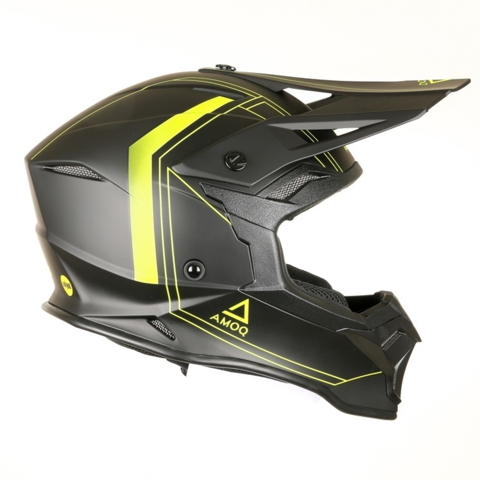 AMOQ Helm AMOQ Vertigo MIPS Zwart/HiVis