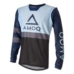 AMOQ AMOQ Airline Mesh Shirt Marine/Lichtblauw