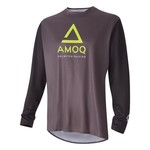 AMOQ AMOQ Ascent Comp Shirt Grijs/Zwart/HiVis