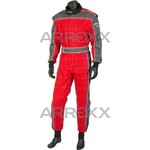 Arroxx Arroxx Overall Katoen Xbase, Rood-Grijs