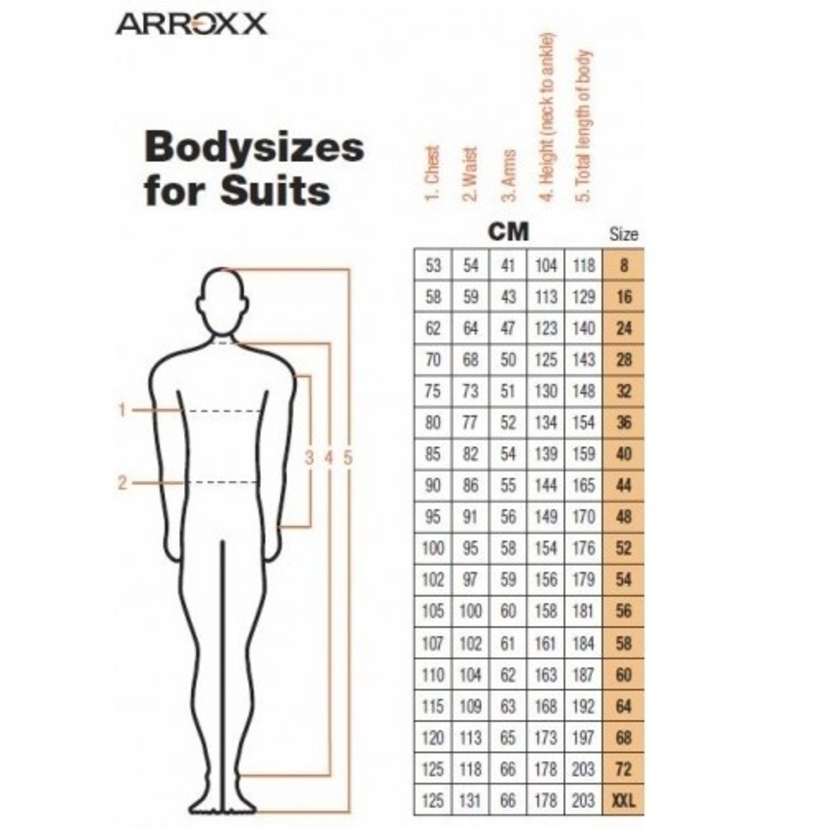 Arroxx Arroxx Overall Level2 Xbase, Blauw-Wit