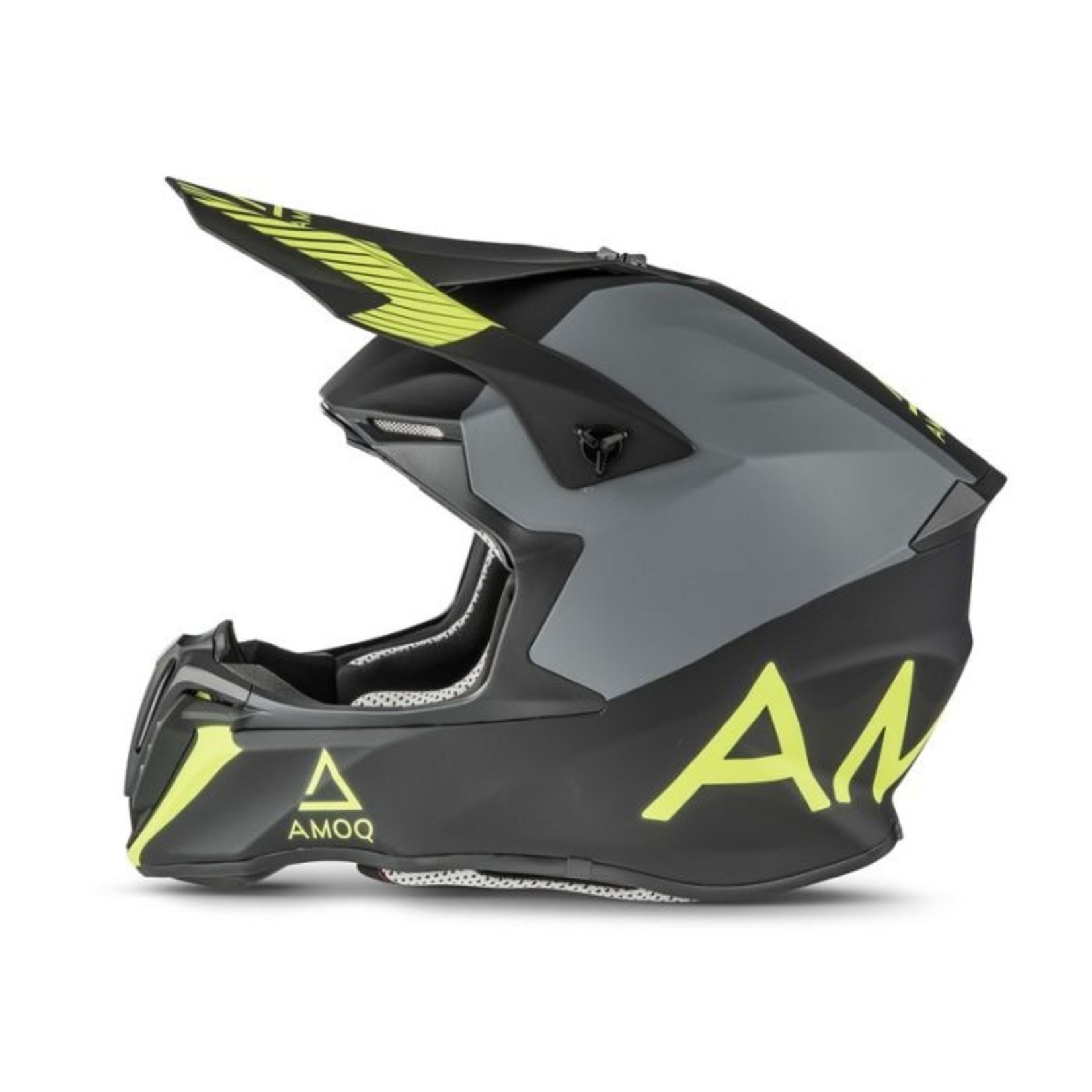 AMOQ Amoq Airframe Helm Zwart/Grijs/Hi-Vis