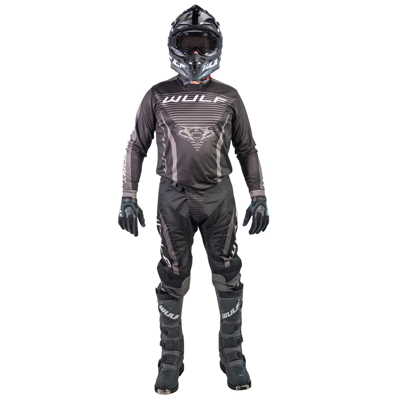 WULFSPORT Wulfsport Linear MX Broek Grijs