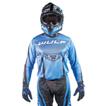 WULFSPORT Wulfsport Linear MX shirt Blauw