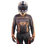 WULFSPORT Wulfsport Linear MX Shirt Oranje