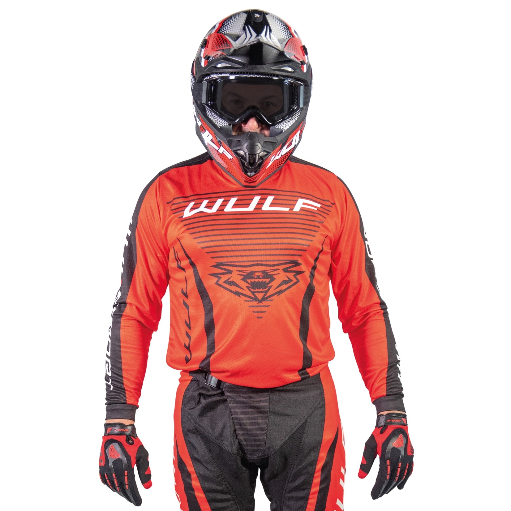 WULFSPORT Wulfsport Linear MX shirt Rood