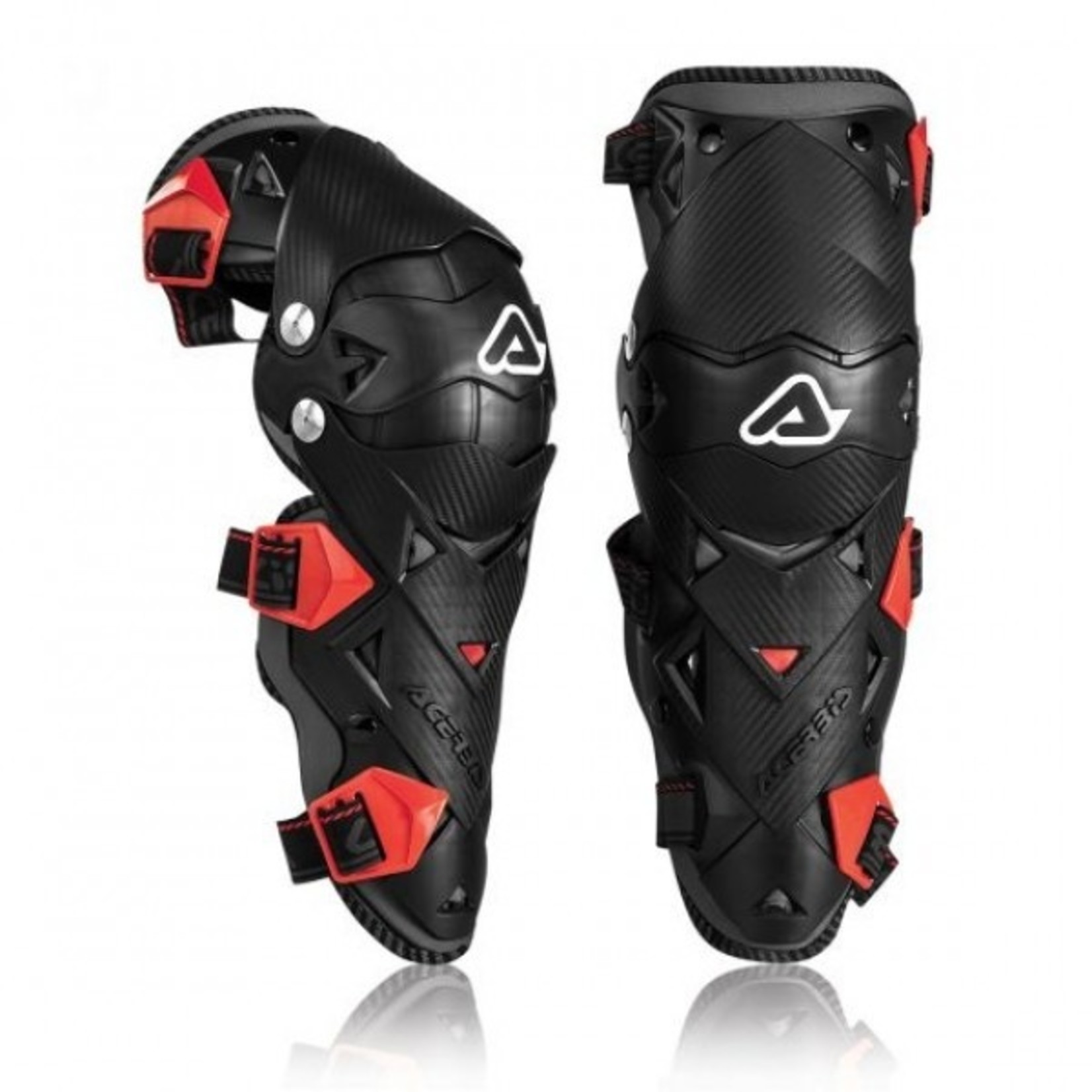 Acerbis Acerbis Kniebescherming Impact EVO 3.0 Zwart/Rood