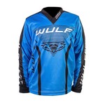 WULFSPORT Wulfsport Linear MX Shirt Jeugd Blauw