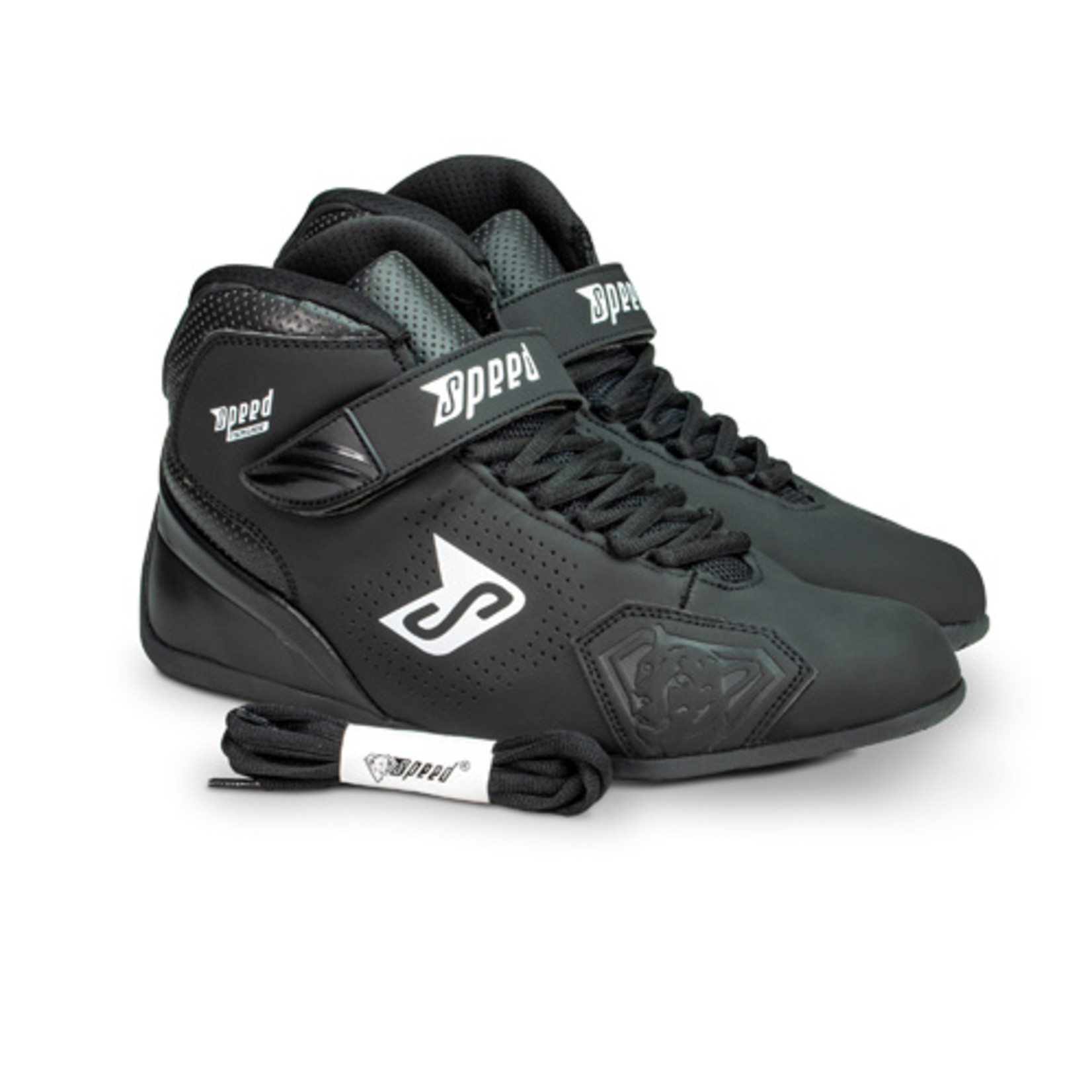 Speed Racewear Speed Rome KS-4 Schoenen - Zwart/Wit