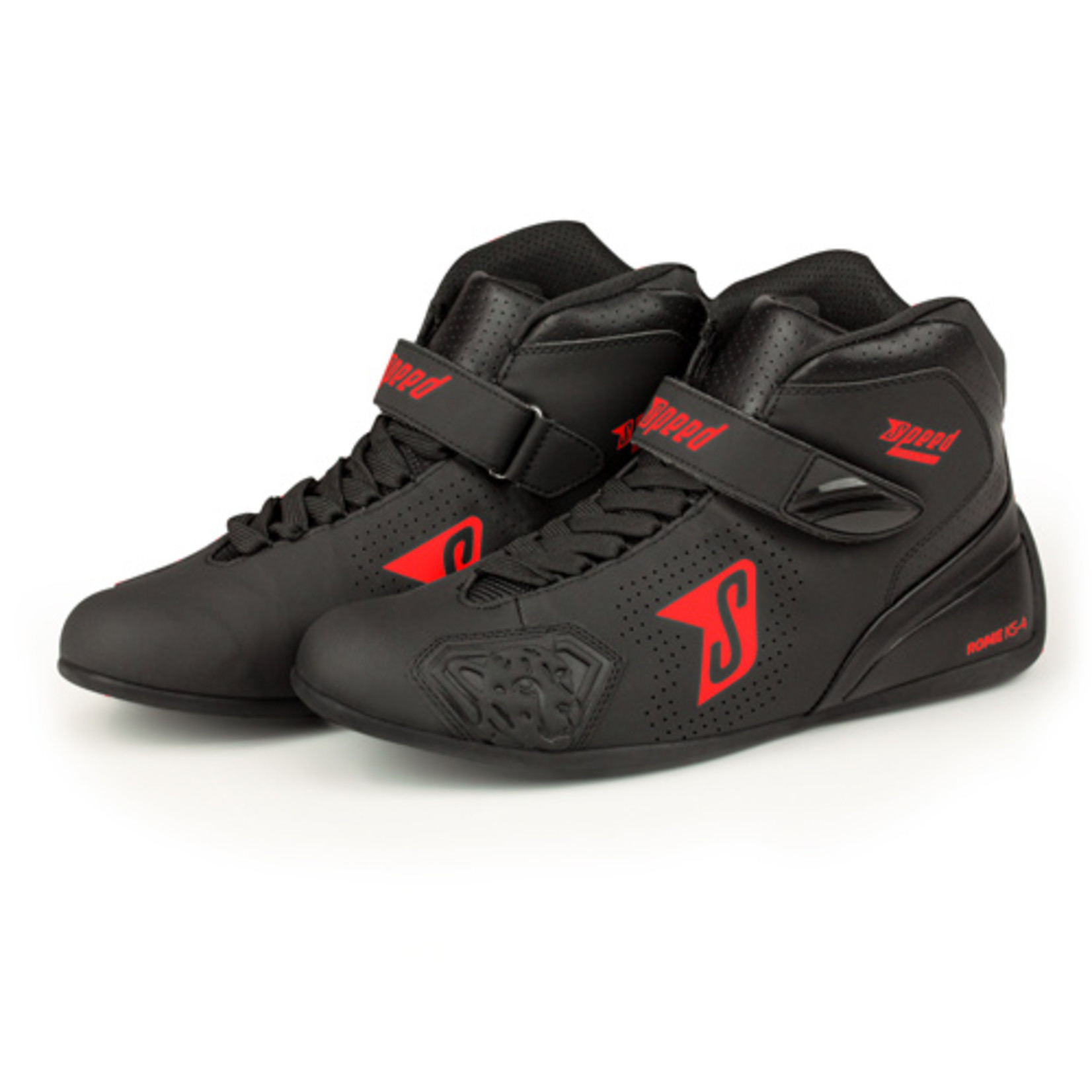 Speed Racewear Speed Rome KS-4 Schoenen - Zwart/Rood