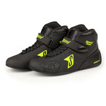 Speed Racewear Speed Rome KS-4 Schoenen - Zwart/Neon Geel