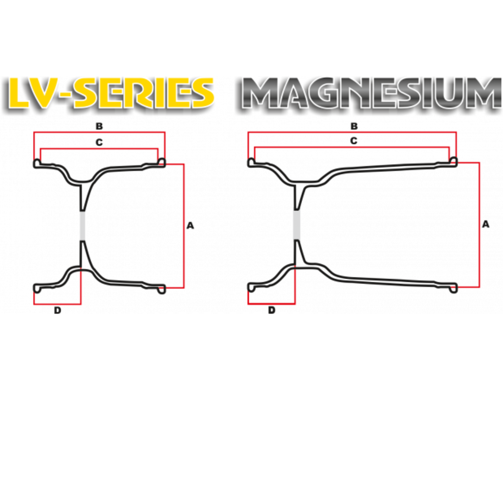 DWT DWT Magnesium Velgen LV-SERIE 214MM 2ST