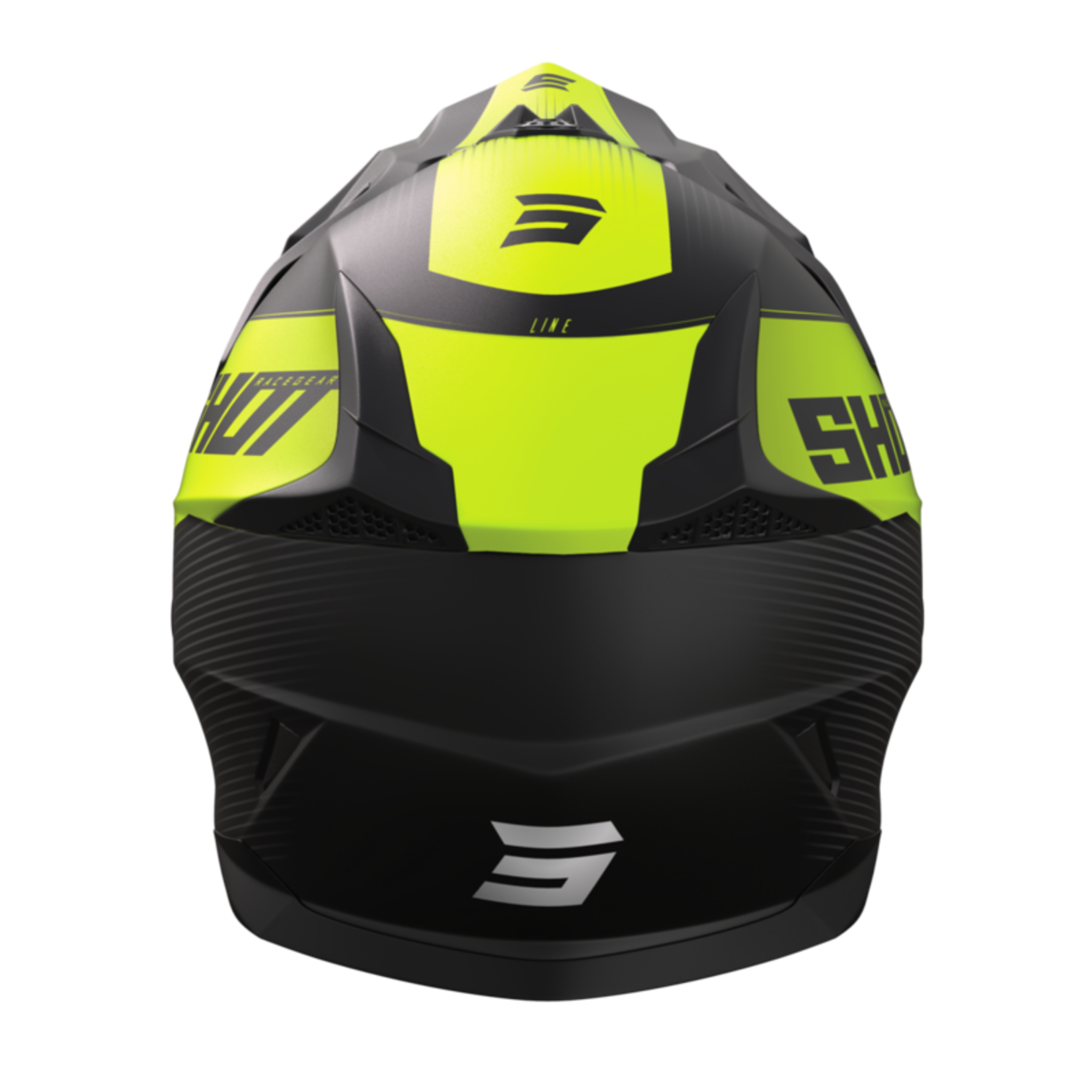 Shot SHOT Helm Pulse Line Neon Geel Mat