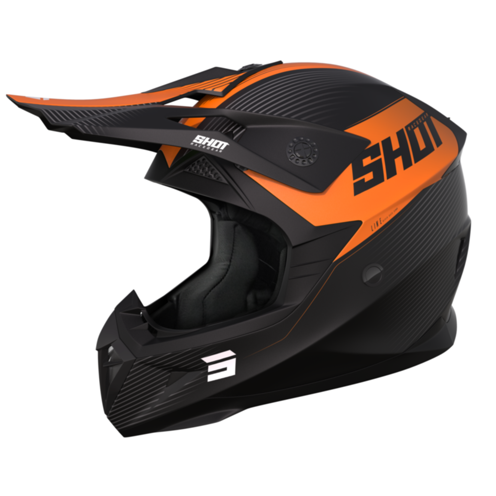 Shot SHOT Helm Pulse Line Oranje Mat