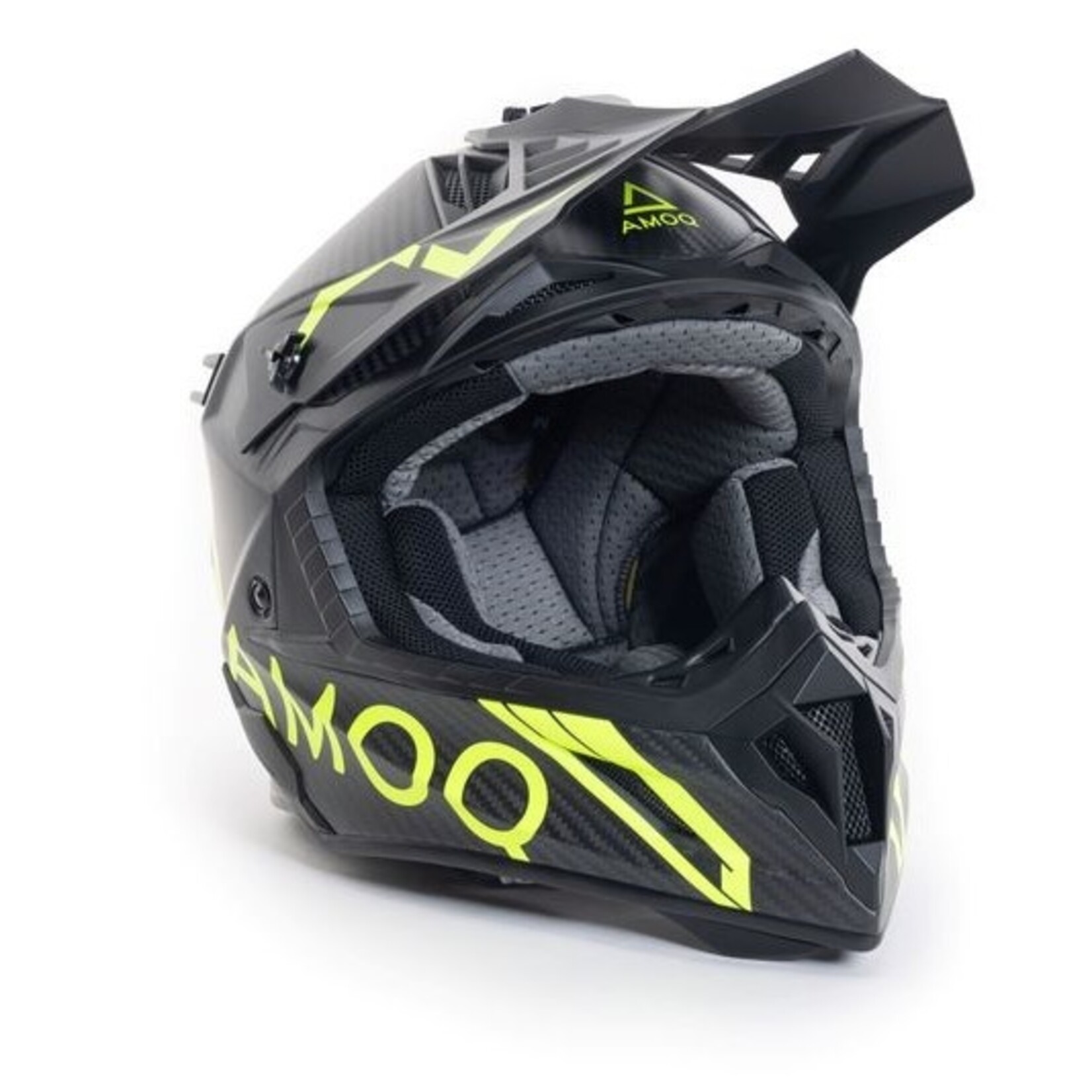 AMOQ AMOQ Helm Friction MIPS Carbon Zwart/HiVis