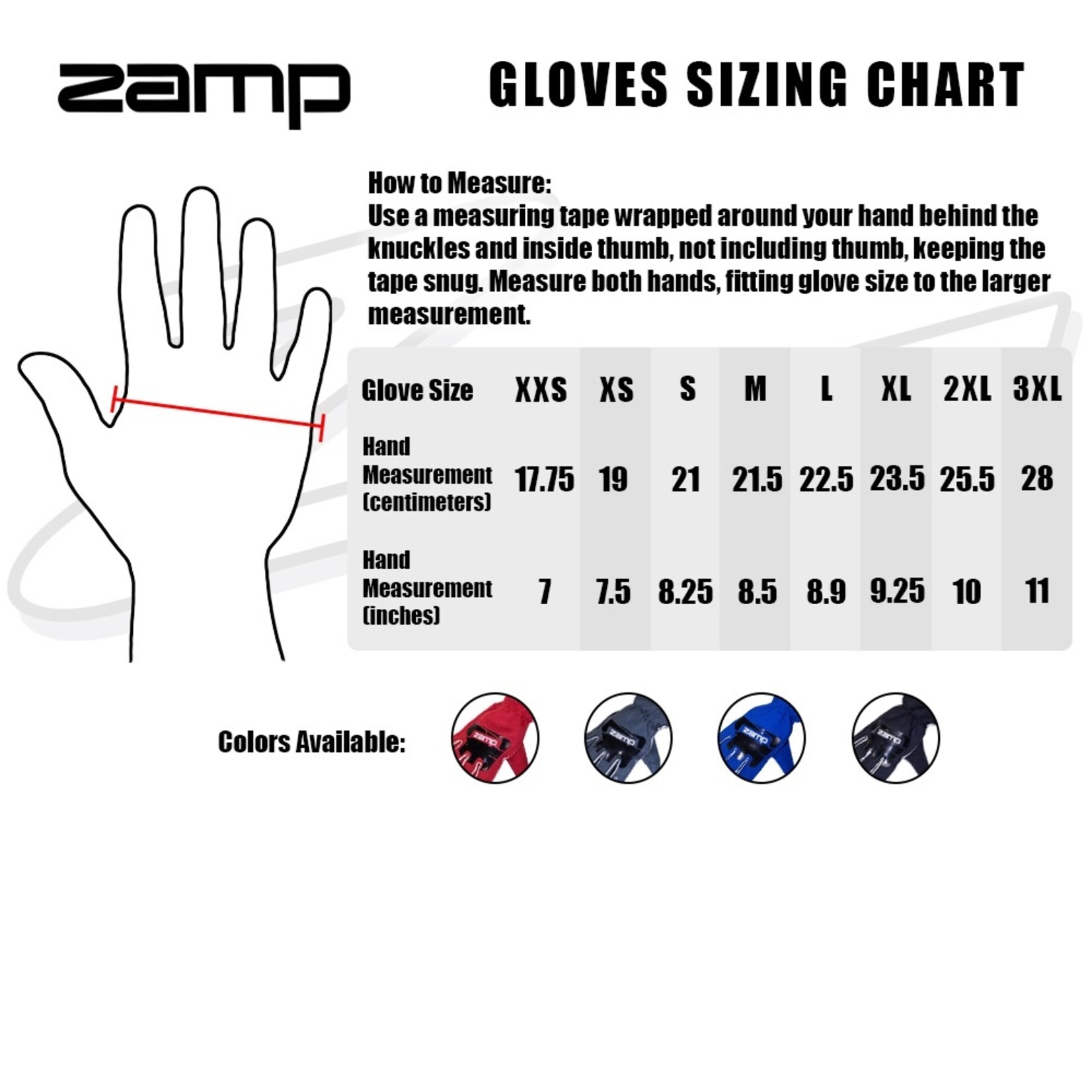 Zamp Zamp ZR-50 Race handschoenen Rood SFI 3.3/5