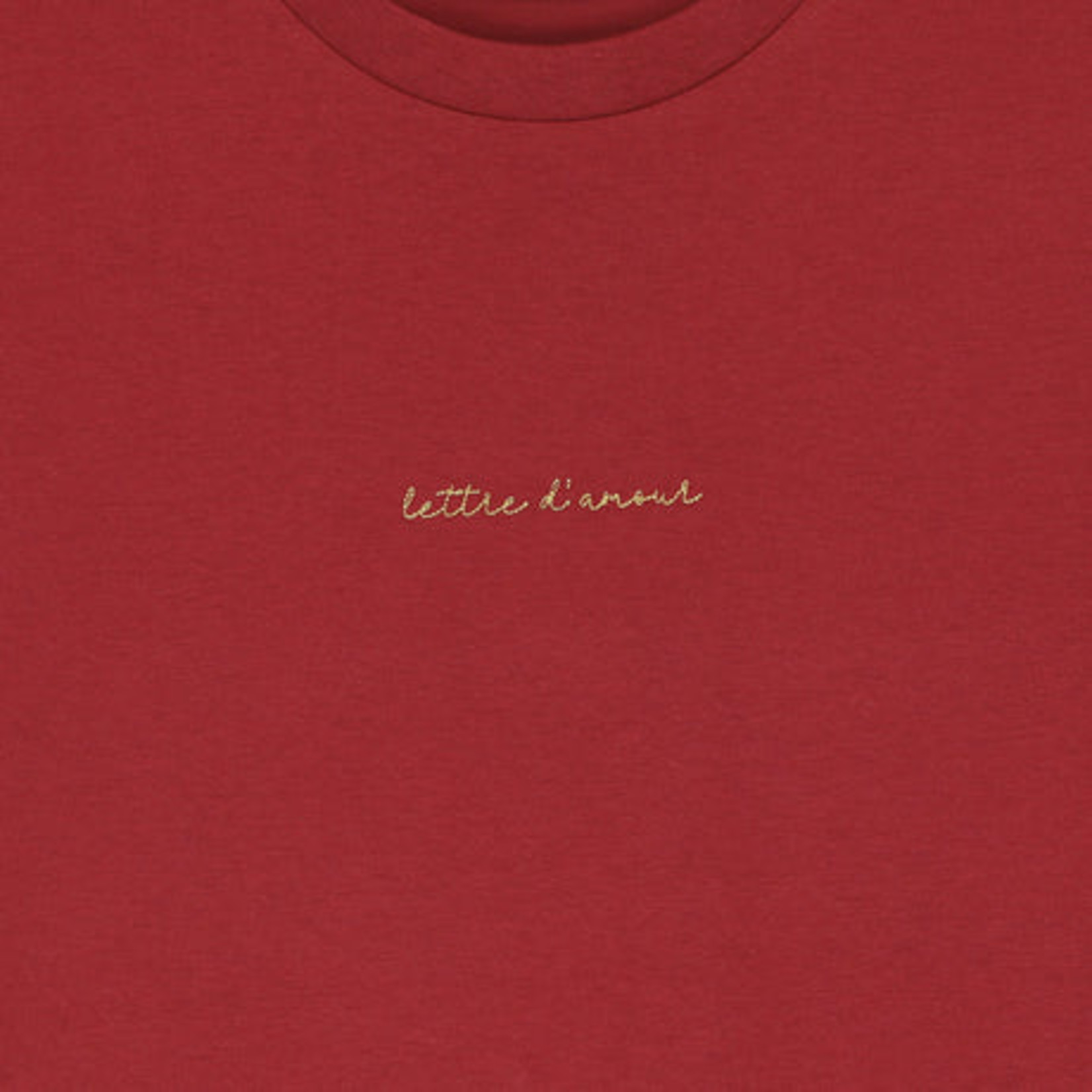 elleandrapha T-shirt lettre d'amour