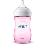 Avent Natural zuigfles 260ml - roze